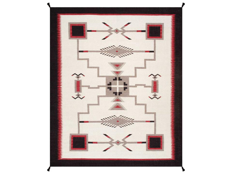 Tuscany Flatweave Southwestern Wool Area Rug
