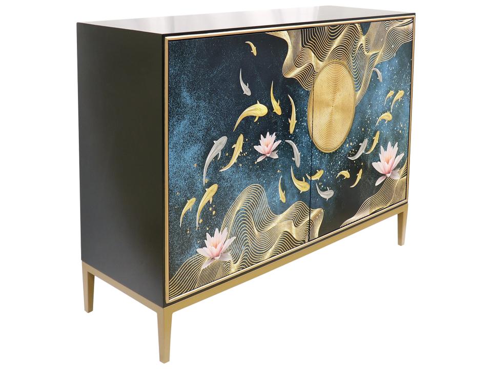 Pearl Twilight 47 Inch Black Bronze Sideboard