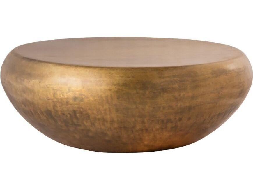 Byzantine Helios Round Metal Brass Coffee Table