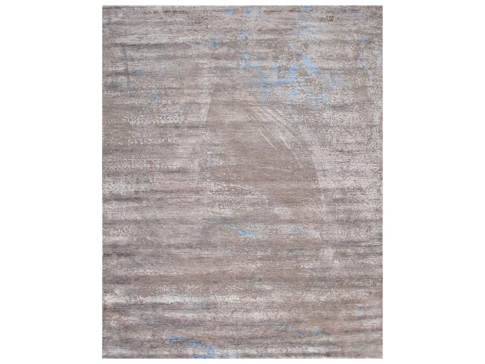 Cosmo Collection Hand-Knotted Silk and Wool Area Rug 8'11" x 12'0"