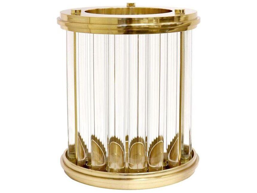 Beacon Lucian Stainless Steel Lucite Hurricane in Silver Clear