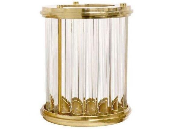Beacon Calypso Decorative Hurricane in Clear and Gold