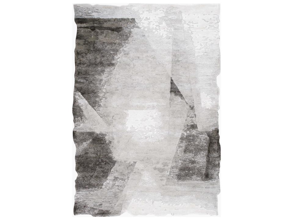 Astrid Abstract Hand-Tufted Area Rug in Bamboo Silk and Wool