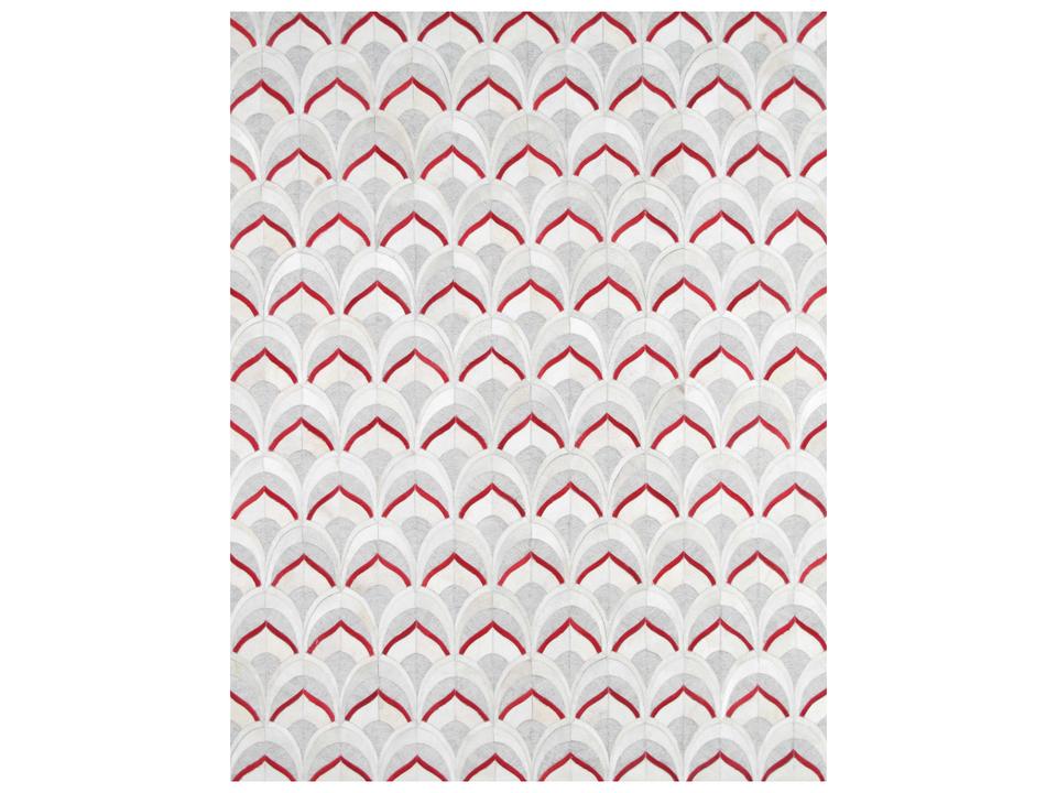 Galaxy Collection Cowhide Geometric Area Rug