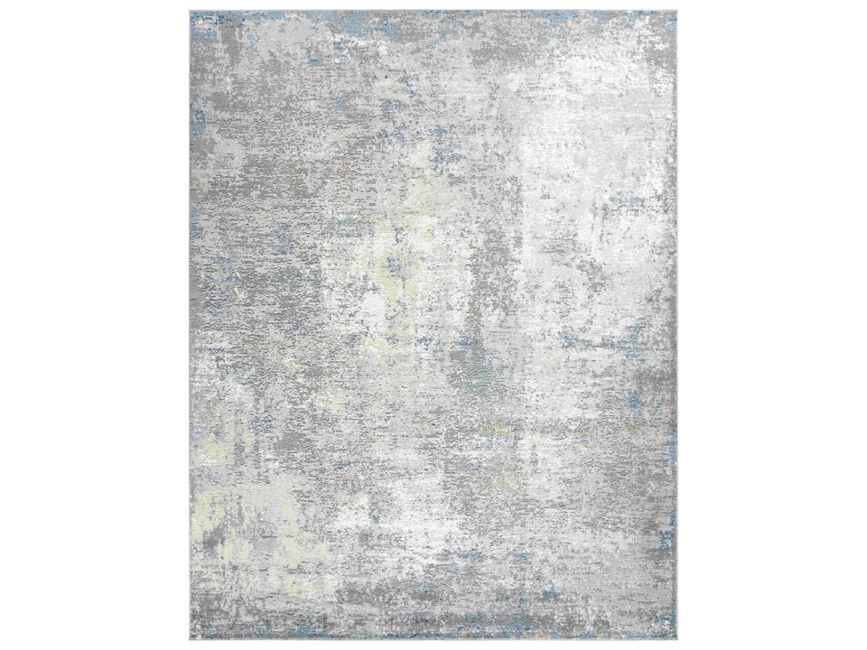 Stella Abstract Power-Loomed Area Rug in Beige and Light Grey