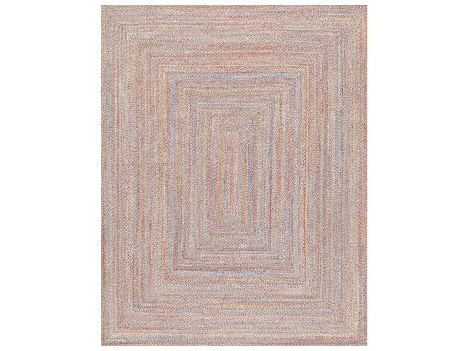 Lagos Ponta Abstract Hand Braided Indoor Outdoor Area Rug