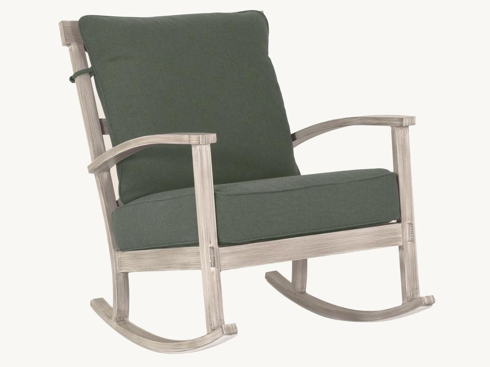 Biltmore Antler Hill Ultra High Back Aluminum Deep Seating Swivel Patio Rocker