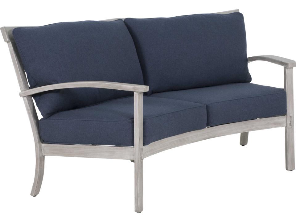 Biltmore Antler Hill Crescent Cast Aluminum Deep Seating Loveseat