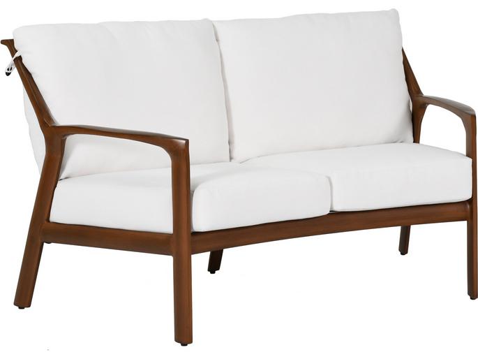 Berkeley Aluminum Crescent Deep Seating Loveseat