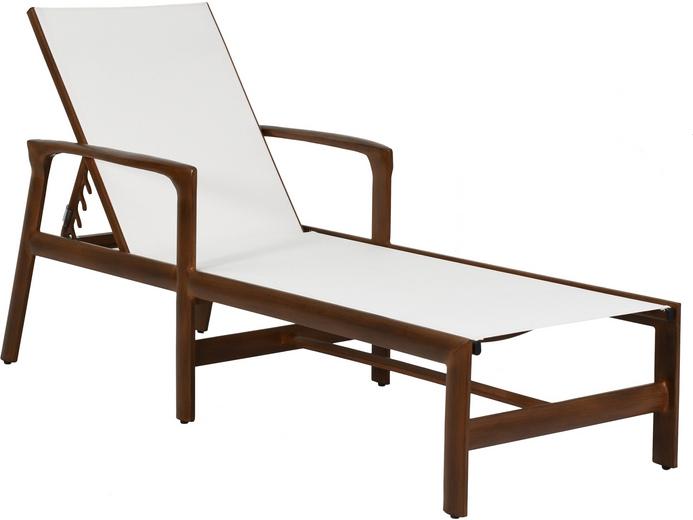 Berkeley Adjustable Aluminum Sling Chaise Lounge