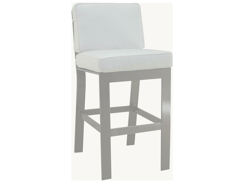 Trento Cushioned Ultra High Cast Aluminum Bar Stool