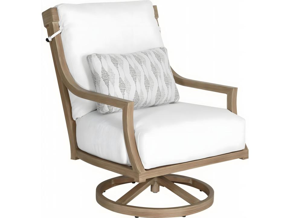 Nicoya Deep Seating Swivel Rocker Lounge Chair Cast Aluminum Outdoor