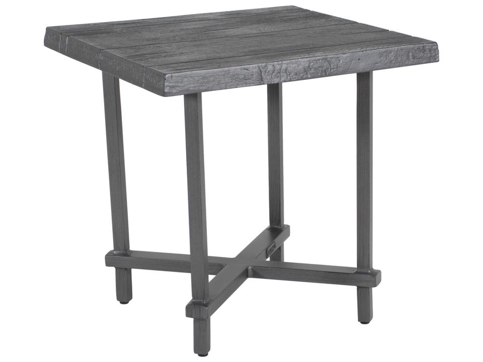Biltmore Antler Hill 20-Inch Square Side Table in Cast Aluminum