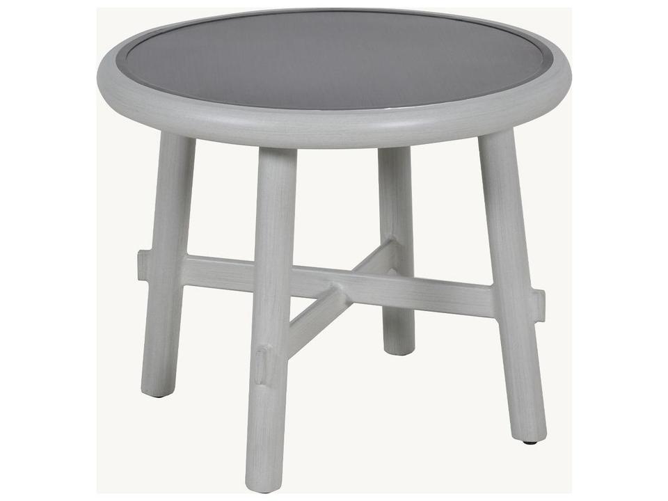 Barbados 24 Inch Round Outdoor Side Table