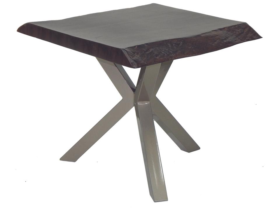 Altra 22-Inch Square Outdoor Side Table in Aluminum
