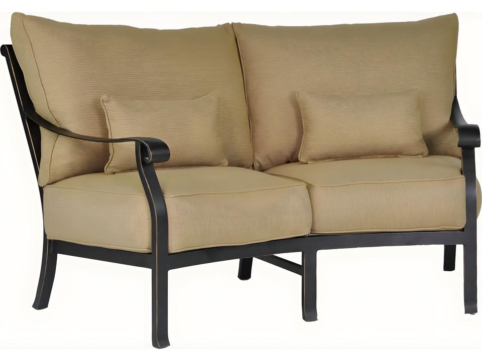 Madrid Crescent Seating Loveseat Set Replacement Cushions