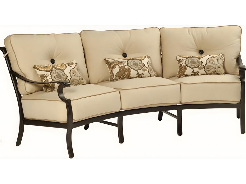 Monterey Deep Seating Crescent Sofa Set Replacement Patio Cushion