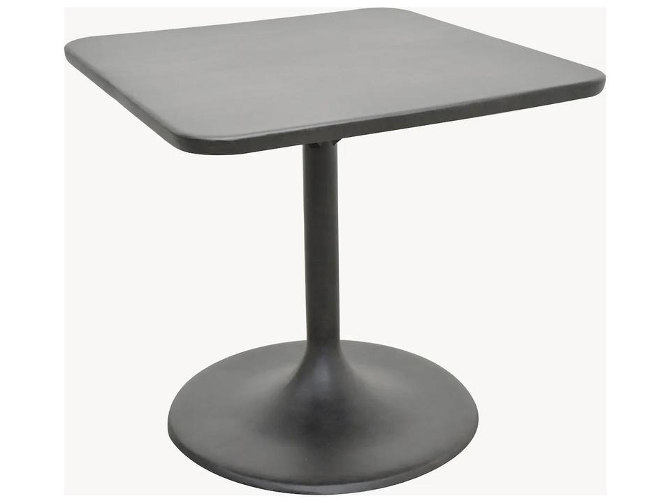 Tulip Square Counter Table Cast Aluminum Weather Resistant