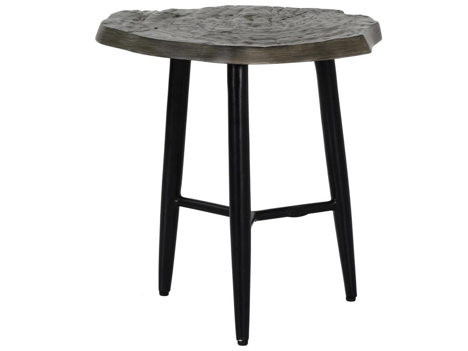 Nature's Wood Natural Outdoor Side Table Organic Shape