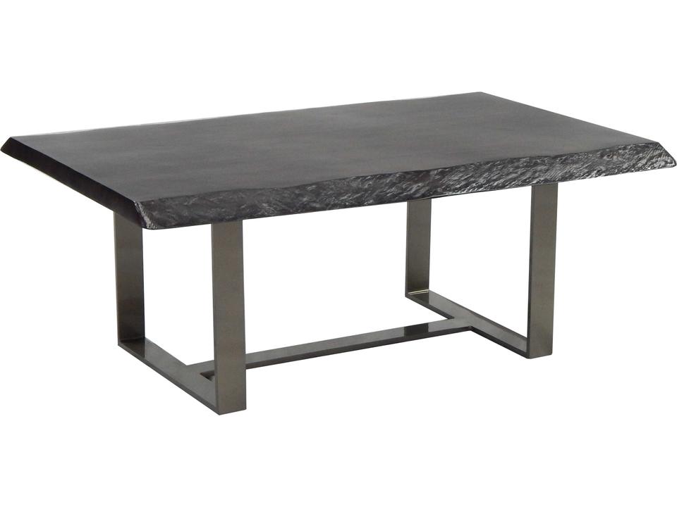 Moderna Cast Aluminum Rectangular Outdoor Coffee Table
