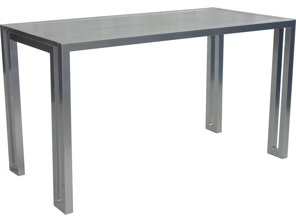 Icon 60-Inch Rectangle Outdoor Counter Height Table in Cast Aluminum