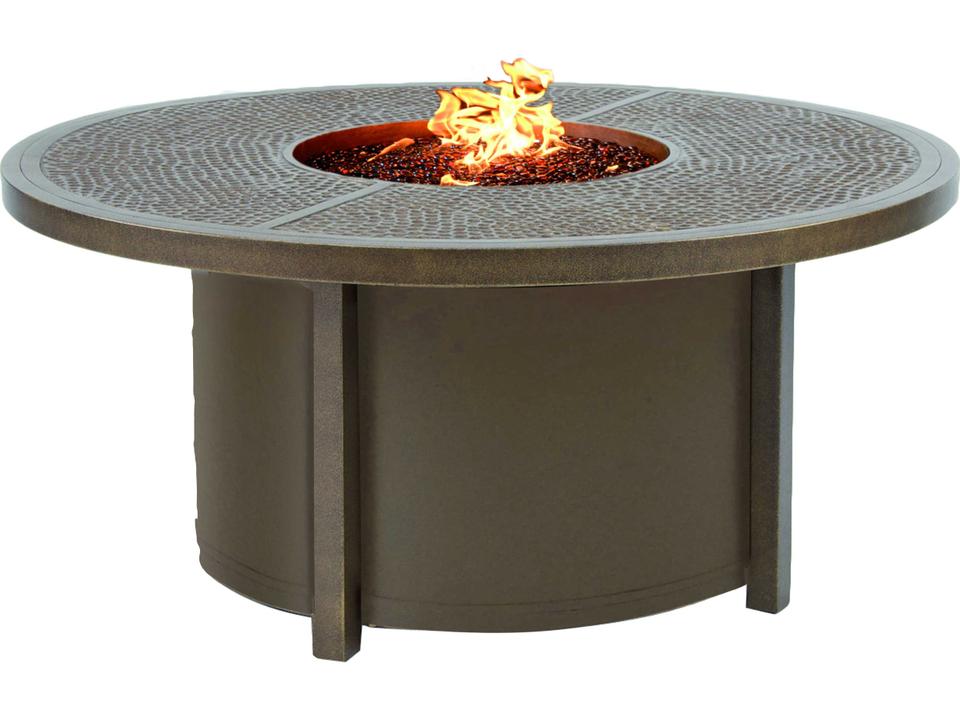 Altra 49-Inch Round Aluminum Fire Pit Coffee Table