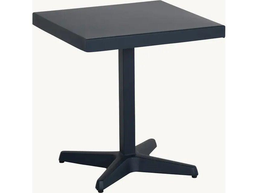 Fortuna 20 Inch Square Side Table Aluminum