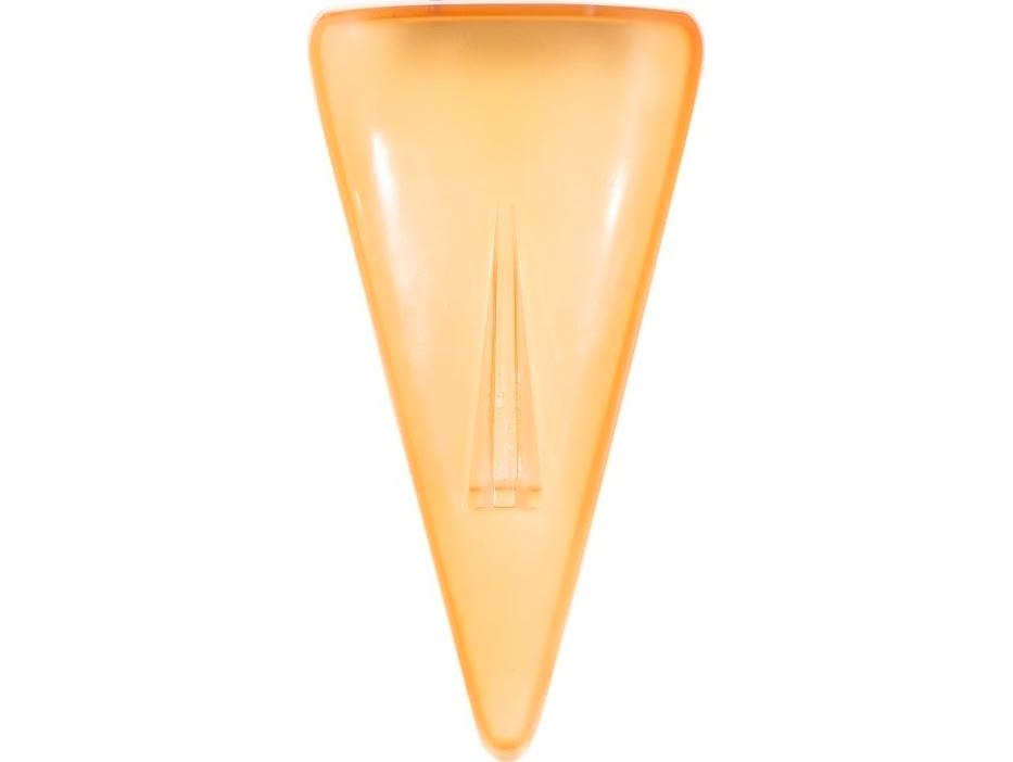 Cycladic Yellow Triangle Glass Wall Art