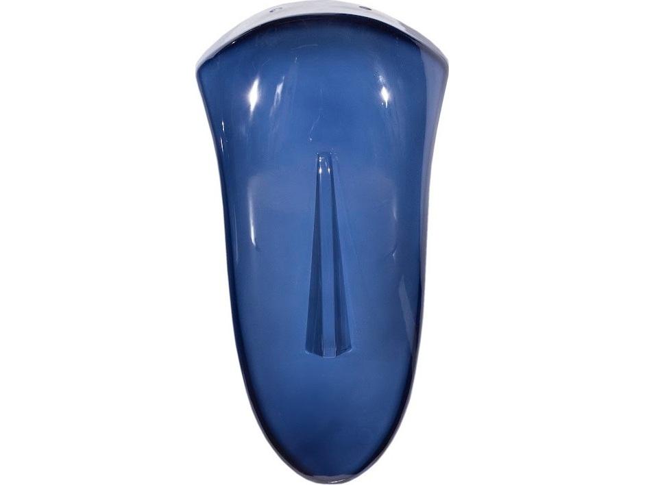 Cycladic Blue Convex Glass Wall Art