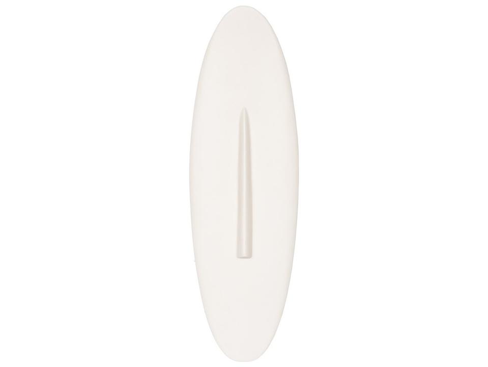 Cycladic Oval Wall Decor in Off White Resin