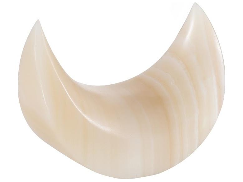 Onyx Moon Sculpture Assorted Brown Off White