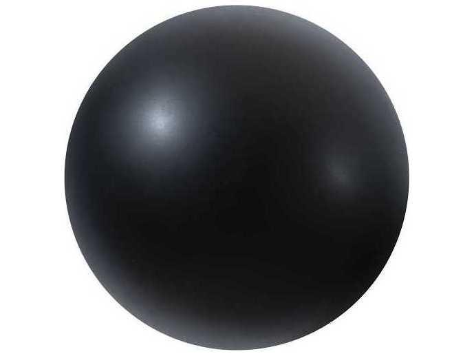 Small Ball on the Wall Wall Decor in Matte Black