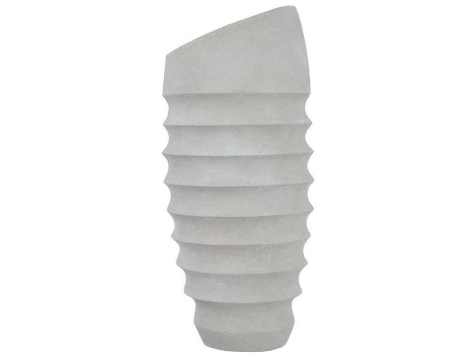 JP Right Slant Wall Planter in Pale Roman Stone Finish
