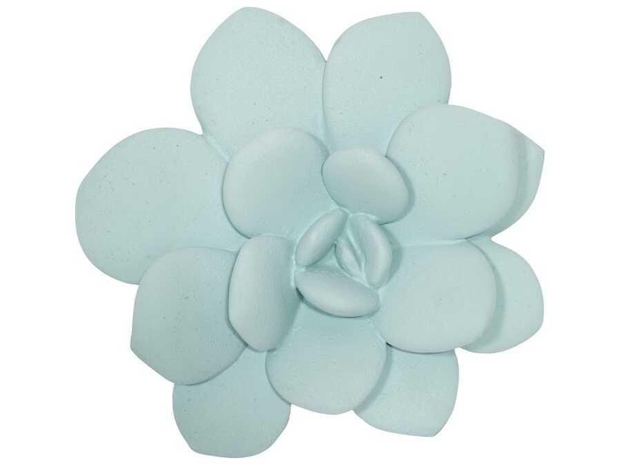Laui Resin Succulent 3D Wall Art in Sage Green