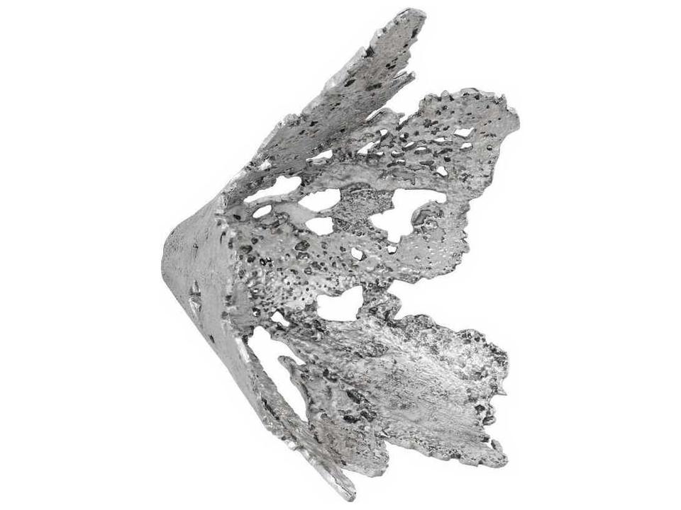 Splash Bowl Perforated Silver Leaf 3D Wall Art
