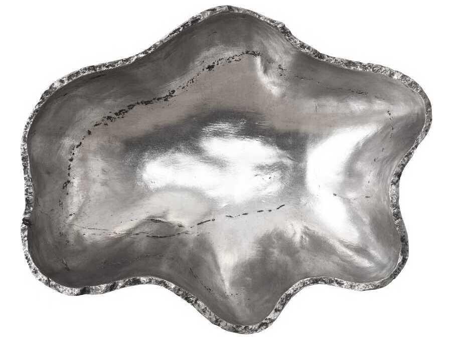 Cast Onyx Wall Bowl Small Silver Wall Art