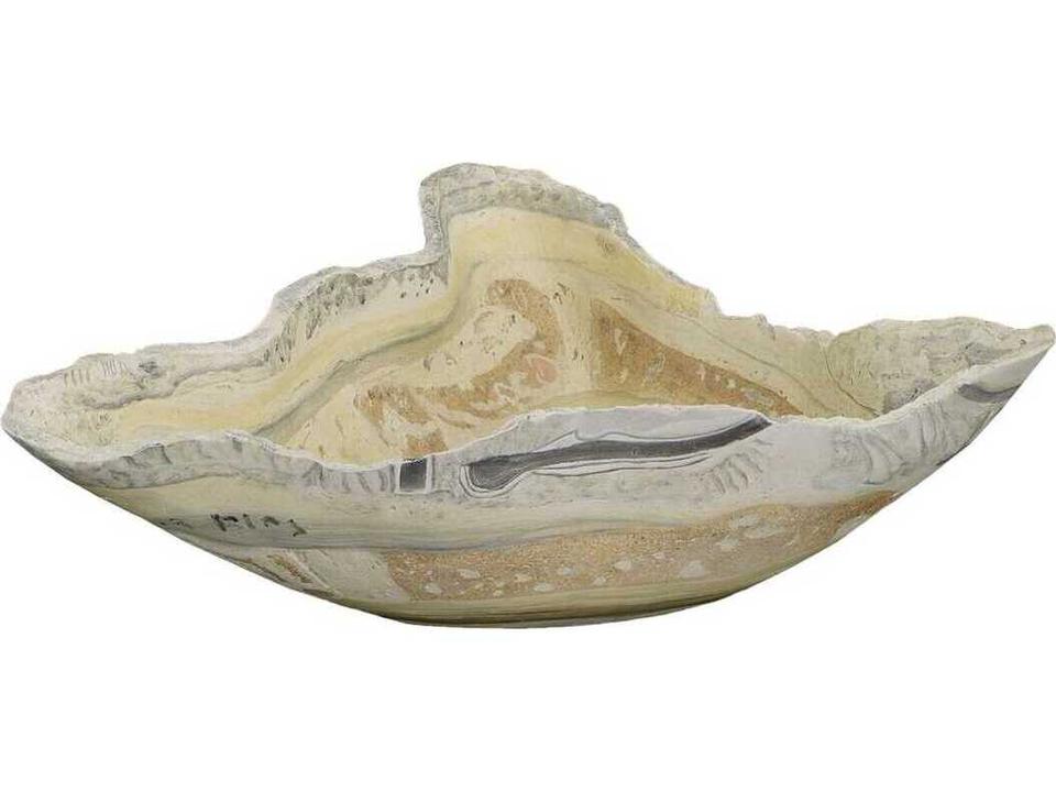 Cast Naturals Onyx Decorative Bowl in Faux Finish