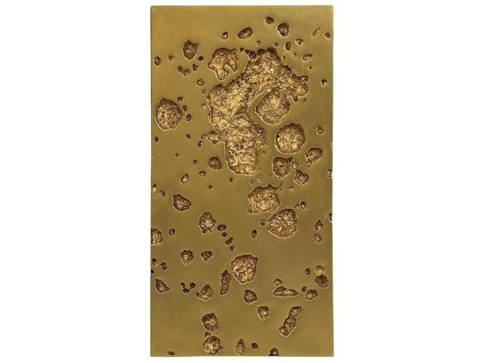 Splotch Rectangle Gold Leaf Wall Art