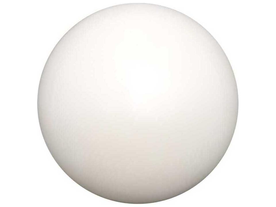 Sphere-In-Half Wall Sculpture Pearl White Organic Contemporary