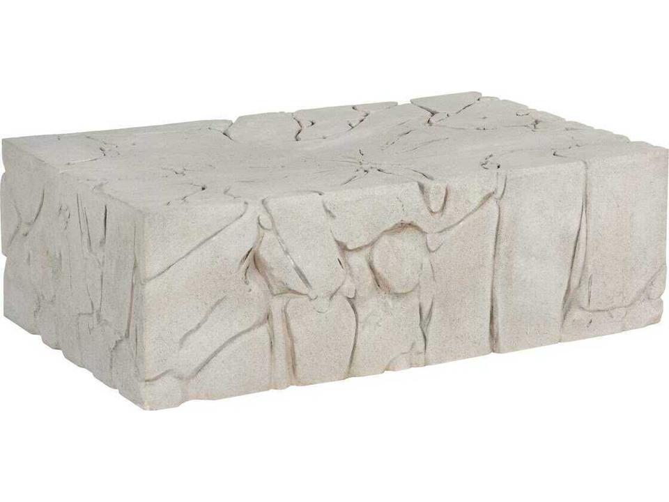 Chunk Rectangle Coffee Table Roman Stone