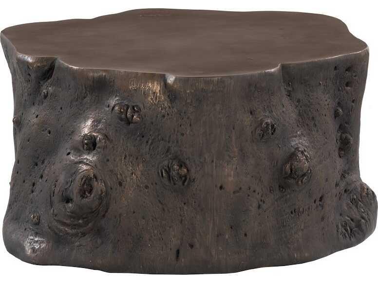 Cast Naturals Log Bronze Coffee Table Modern Organic