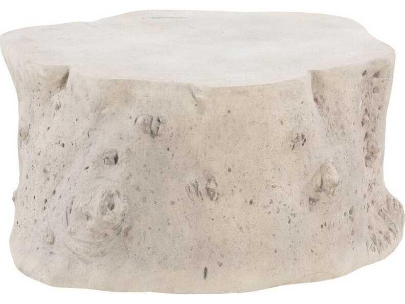 Log Coffee Table in Roman Stone Finish