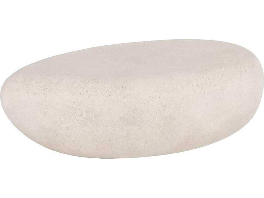 River Stone Small Coffee Table in Roman Stone Finish