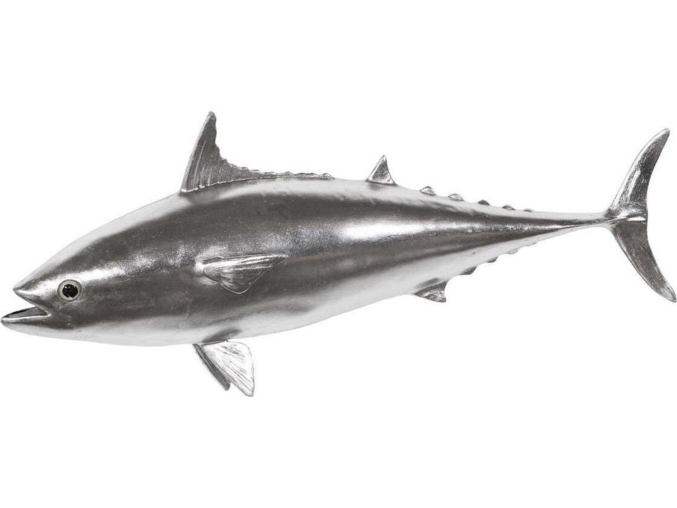 Silver Leaf Mackerel Fish 3D Wall Art Sculpture