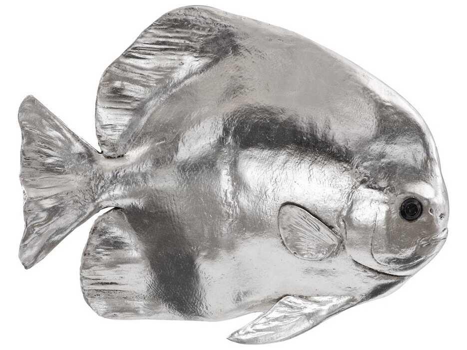 Silver Leaf Australian Batfish 3D Wall Sculpture