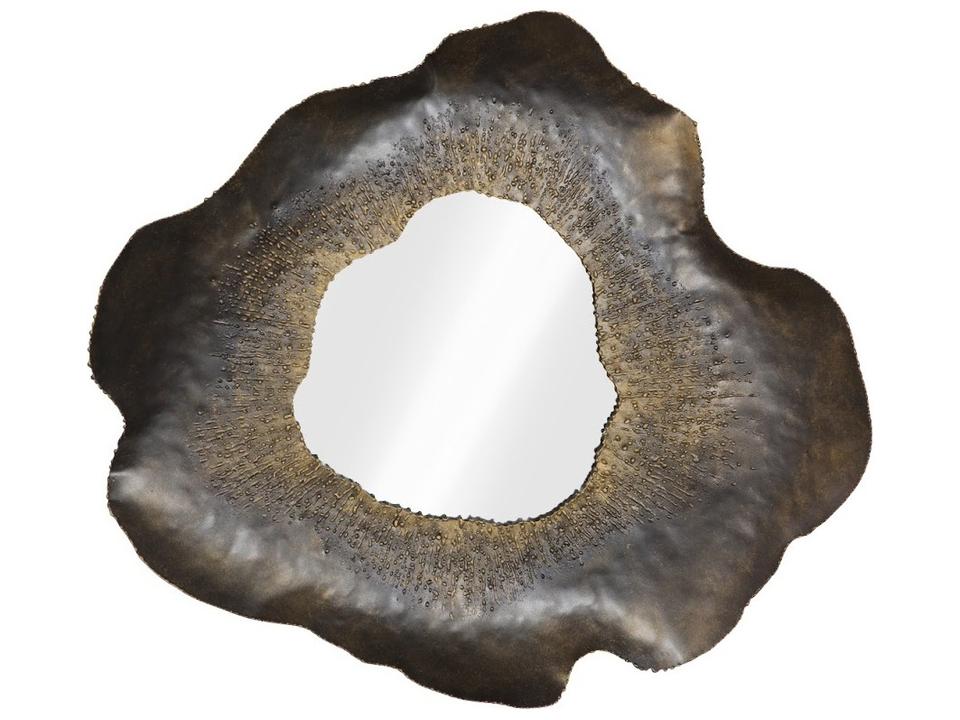Bloom Black Silver Wall Mirror