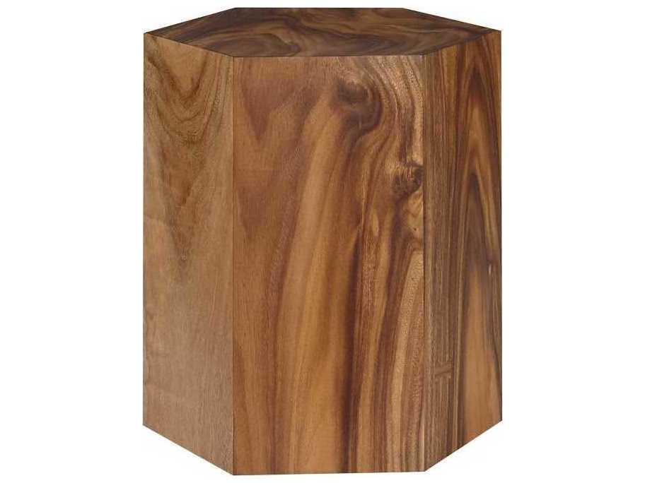 Honeycomb Organic Chamcha Wood End Table