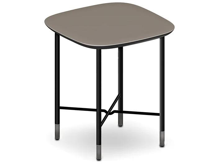 Mambo Square Coffee Table in Matt Ecru Lacquer