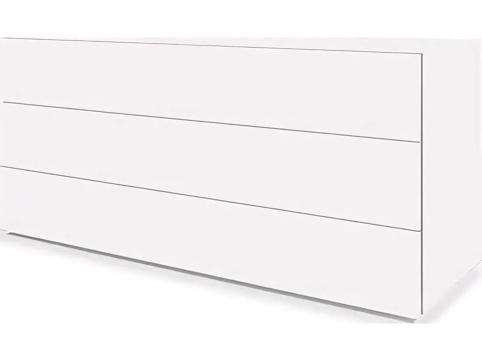 People 3-Drawer Dresser with Handle-less Design