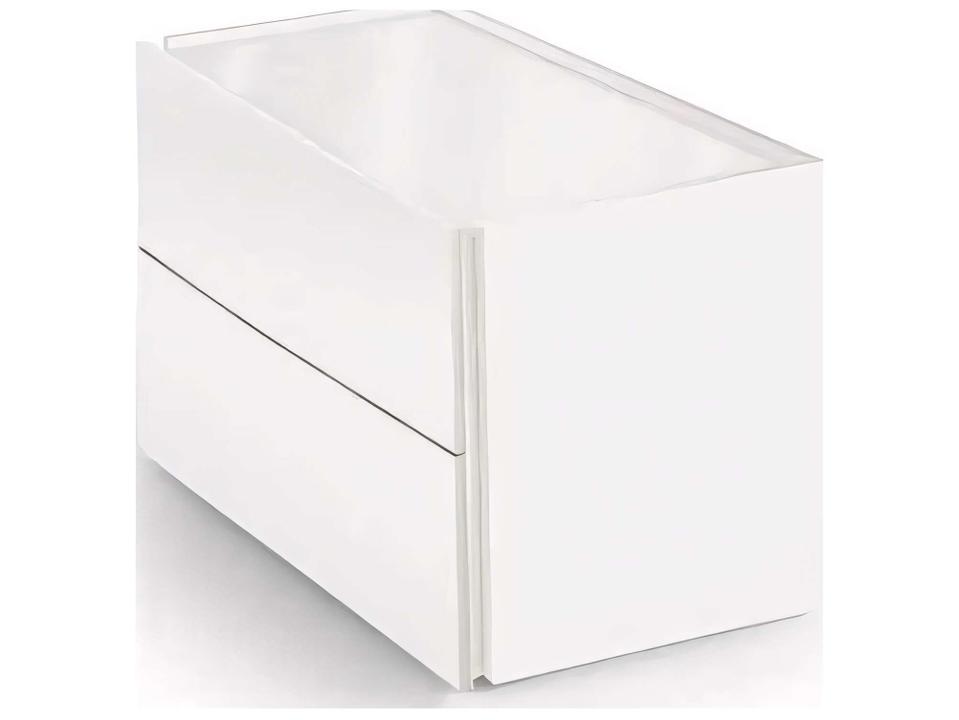 Atlante 2-Drawers Nightstand in Wood with Matching Carcass